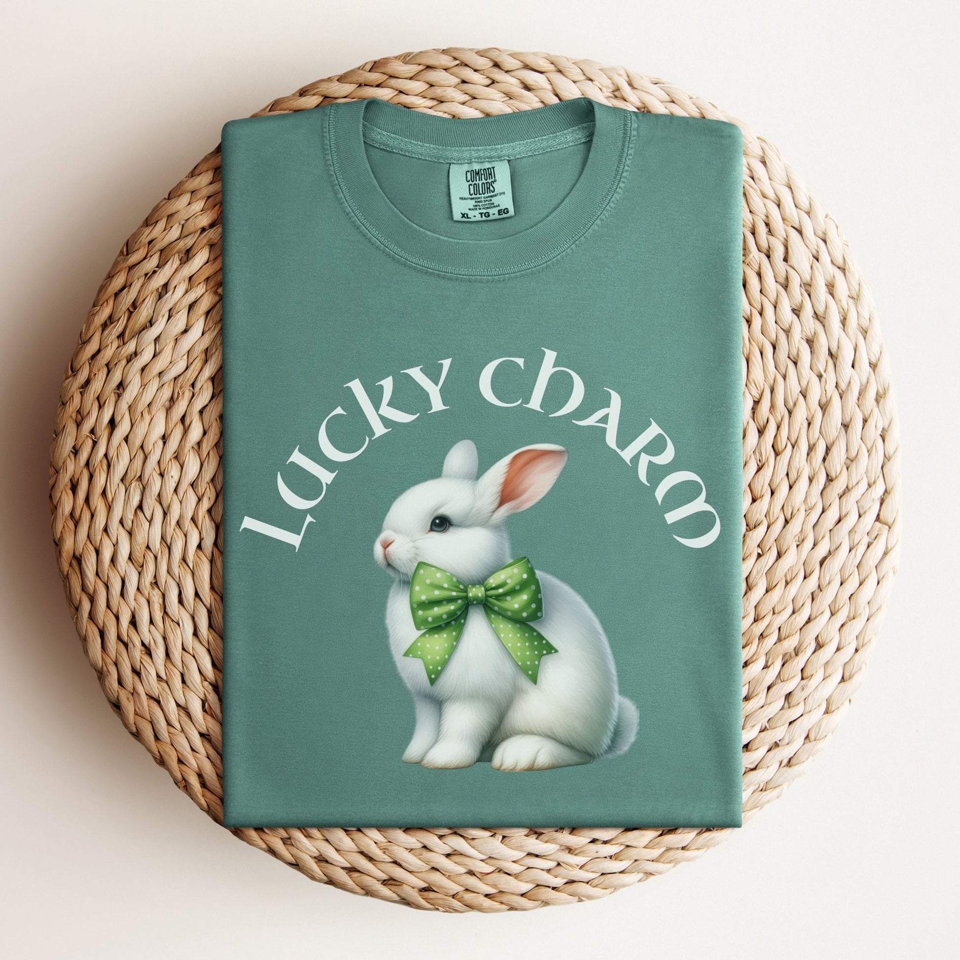 Lucky Charm Unisex Garment - dyed Heavyweight T-Shirt - Chester & Co.