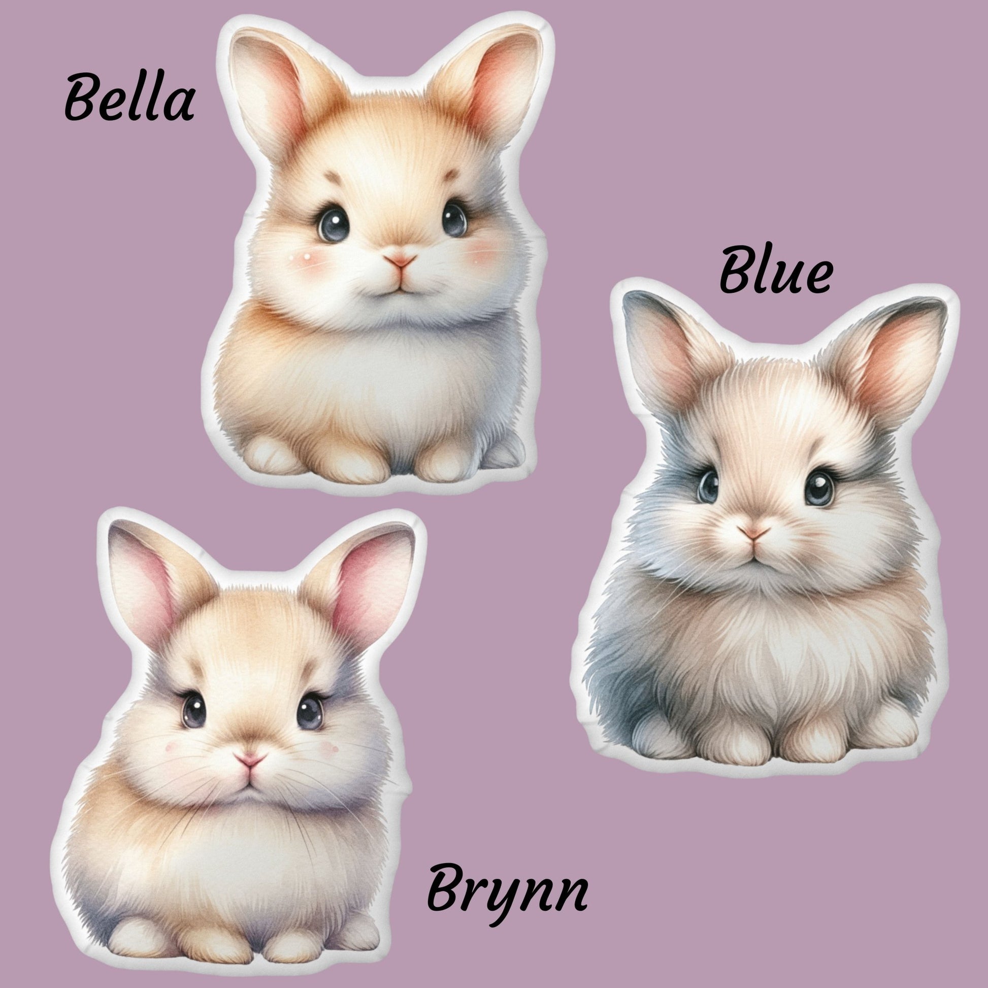Baby Bunny Brynn Shaped Pillow - Chester & Co.