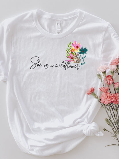 She is a Wildflower Unisex T-Shirt - Chester & Co.