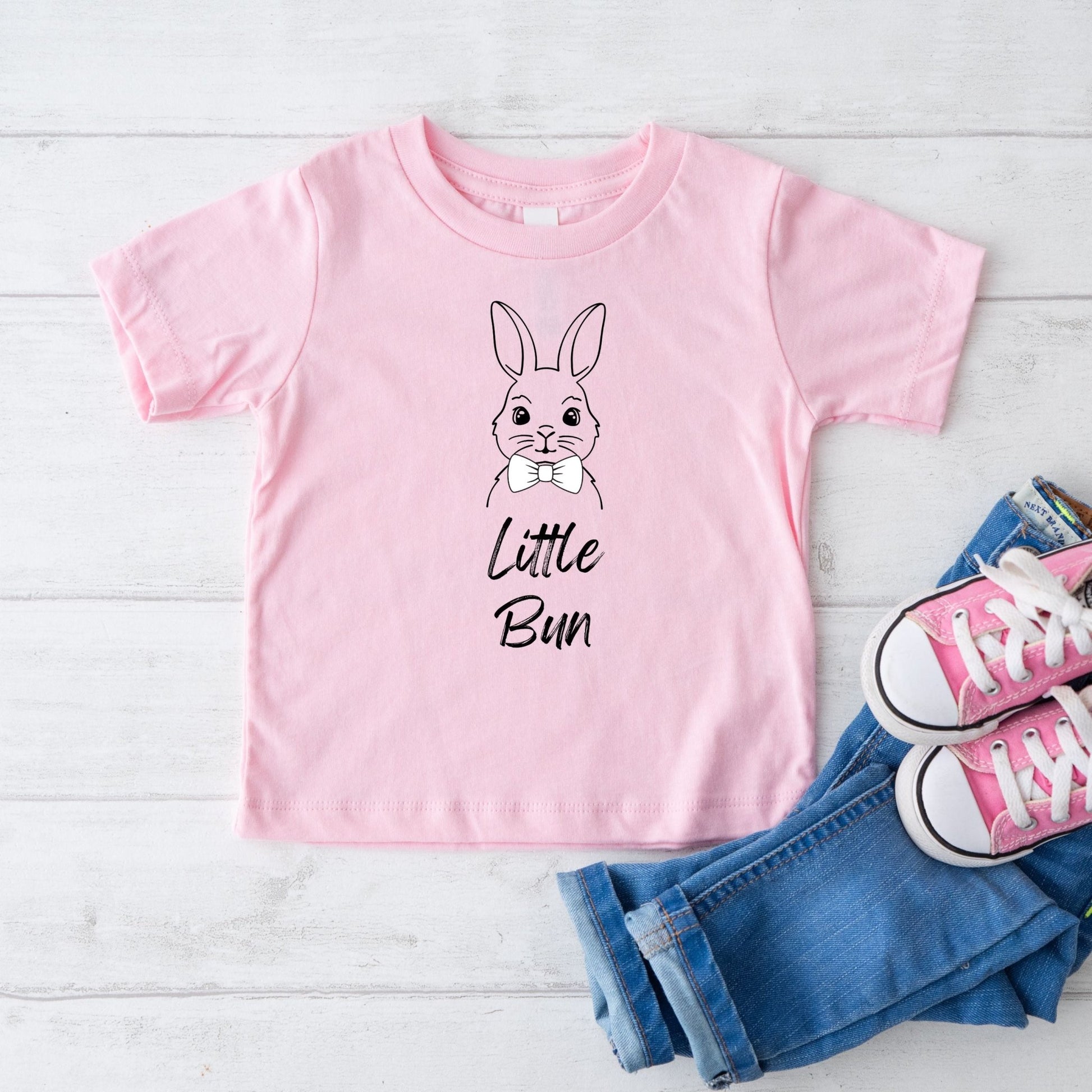 Little Bun Bowtie Baby Jersey Short Sleeve Tee - Chester & Co.