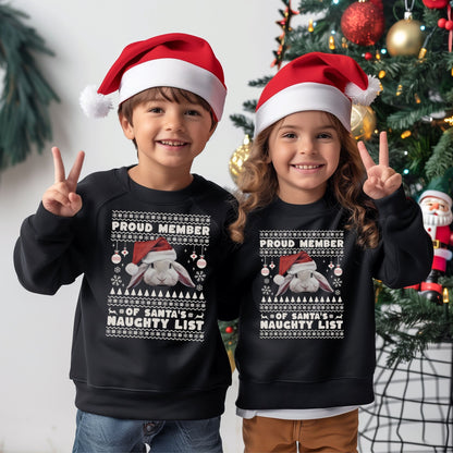 Member of Santa's Naughty List Youth Crewneck Sweatshirt - Chester & Co.