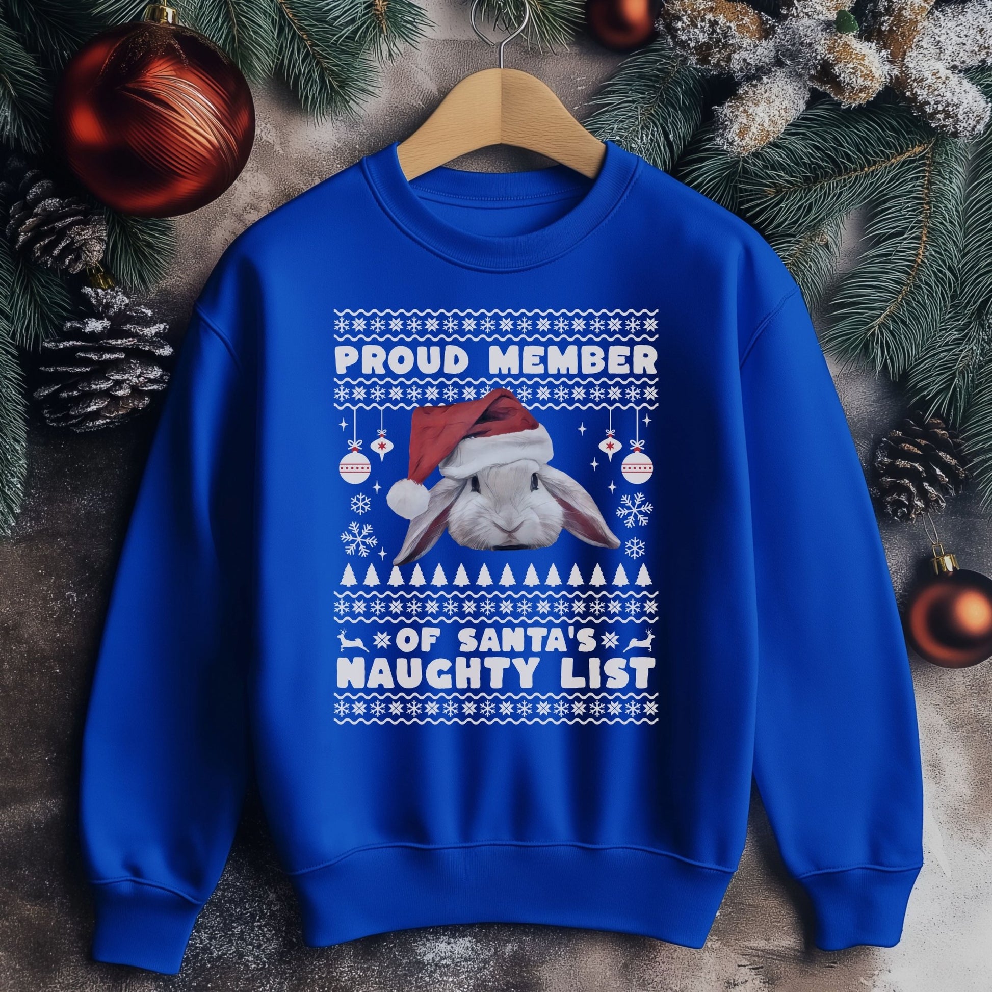 Member of Santa's Naughty List Youth Crewneck Sweatshirt - Chester & Co.