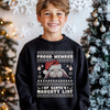 Member of Santa's Naughty List Youth Crewneck Sweatshirt