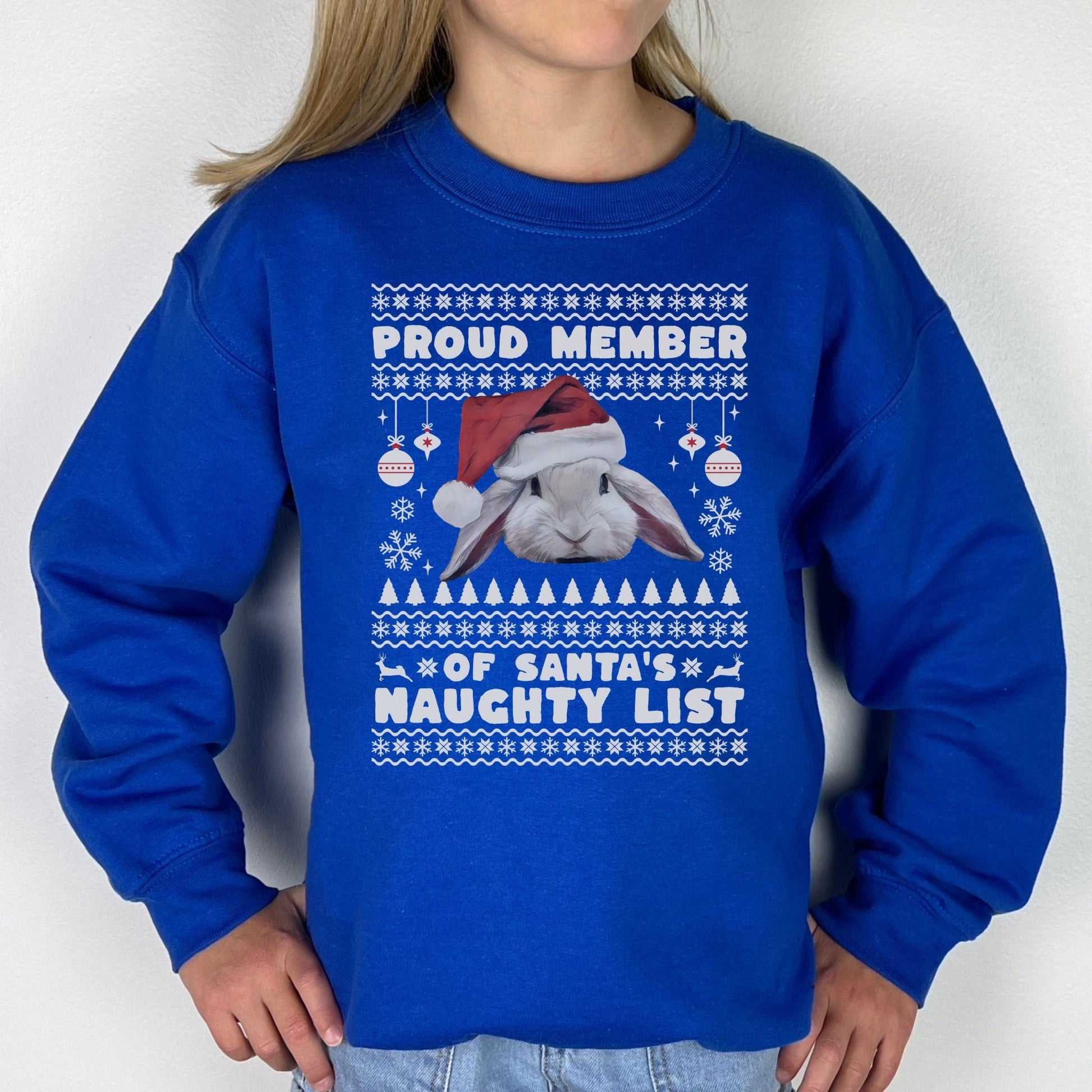 Member of Santa's Naughty List Youth Crewneck Sweatshirt - Chester & Co.