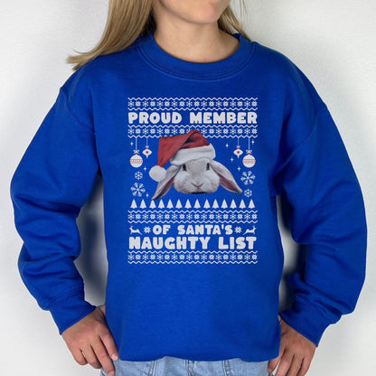 Member of Santa's Naughty List Youth Crewneck Sweatshirt - Chester & Co.