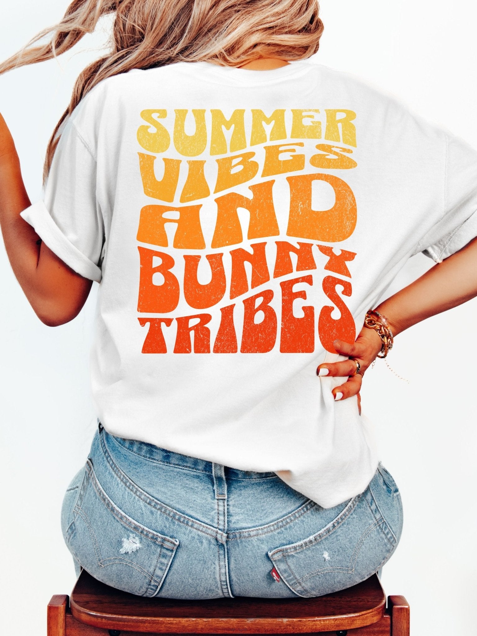 Bunny Tribes Unisex Garment - Dyed Heavyweight T-Shirt - Chester & Co.