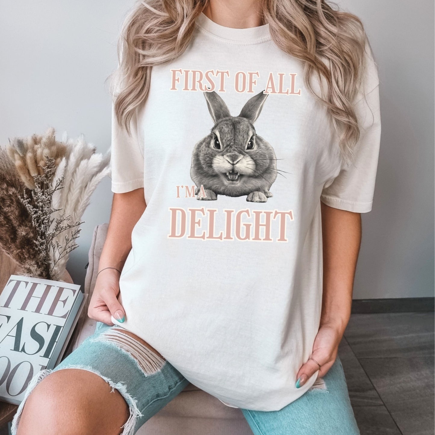 First of All, I'm a Delight Unisex Garment - dyed Heavyweight T-Shirt - Chester & Co.