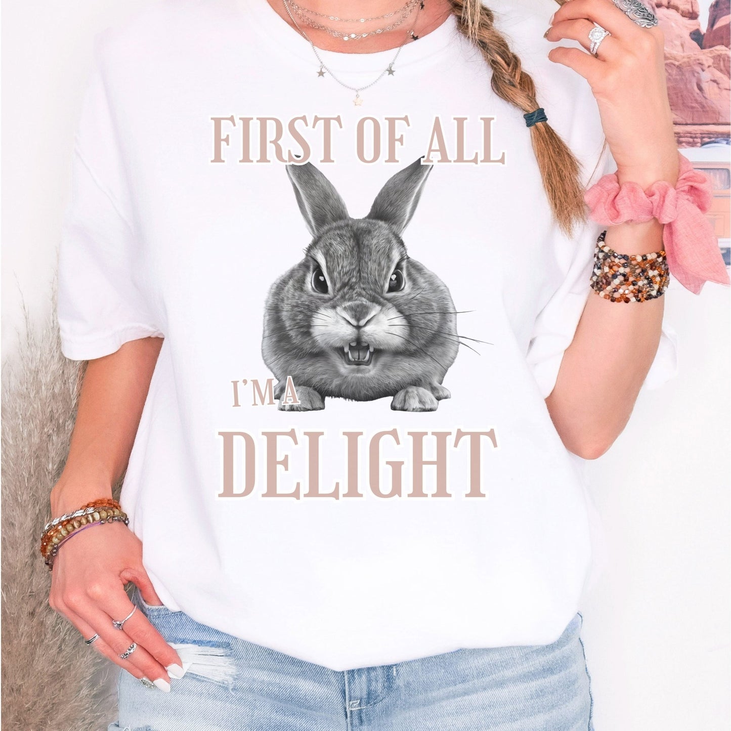 First of All, I'm a Delight Unisex Garment - dyed Heavyweight T-Shirt - Chester & Co.