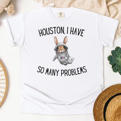 Houston, I Have So Many Problems Unisex Garment - dyed Heavyweight T-Shirt - Chester & Co.