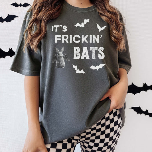 It's Frickin' Bats Unisex Garment - dyed Heavyweight T-Shirt - Chester & Co.