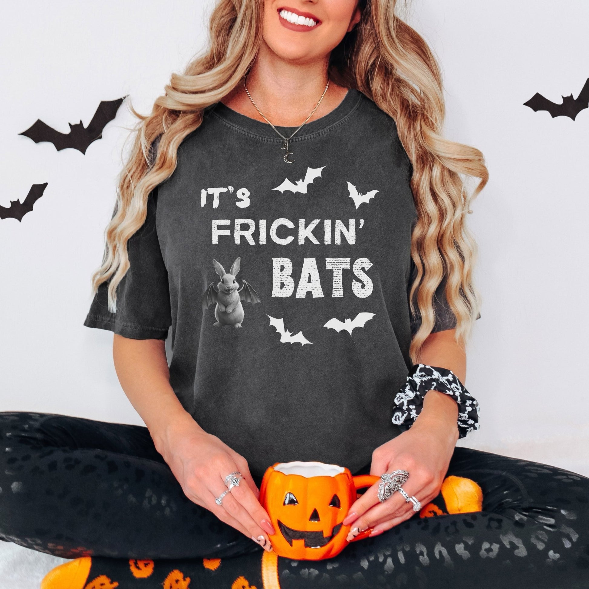 It's Frickin' Bats Unisex Garment - dyed Heavyweight T-Shirt - Chester & Co.