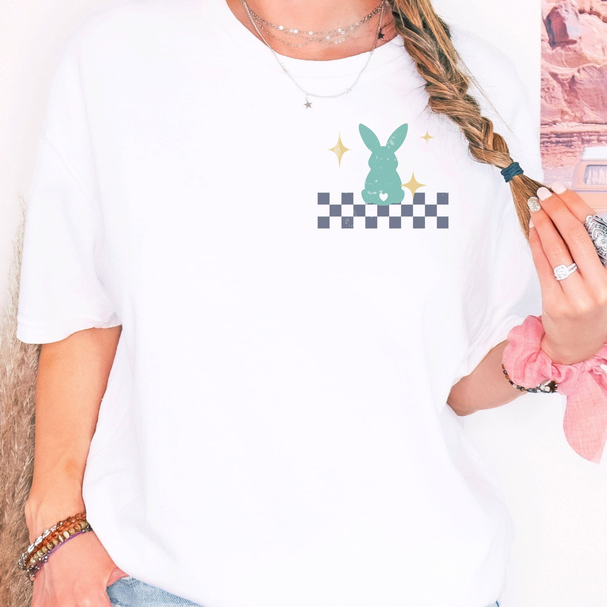 On My Bunny's Last Nerve Unisex Garment - dyed Heavyweight T-Shirt - Chester & Co.