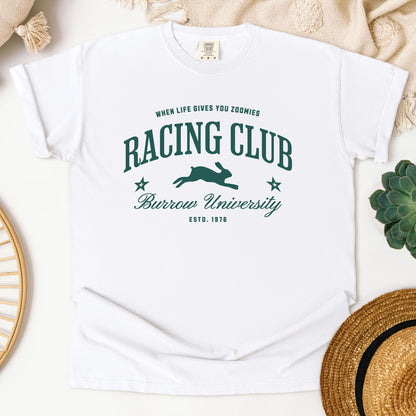 Racing Club Unisex Garment - dyed Heavyweight T-Shirt - Chester & Co.