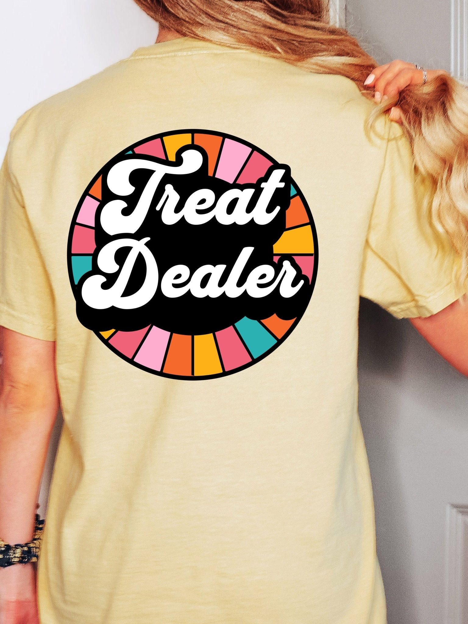 Treat Dealer Unisex Garment - Dyed Front Pocket T-Shirt - Chester & Co.
