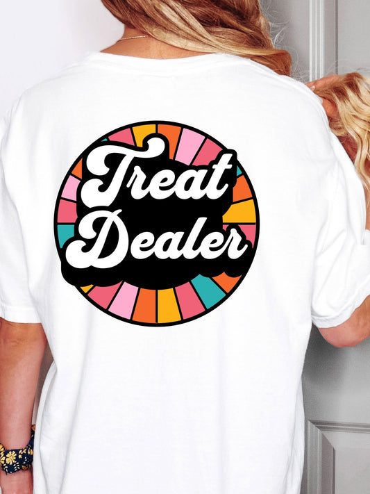 Treat Dealer Unisex Garment - Dyed Front Pocket T-Shirt - Chester & Co.