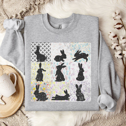 Vintage Floral Silhouettes Unisex Sweatshirt - Chester & Co.