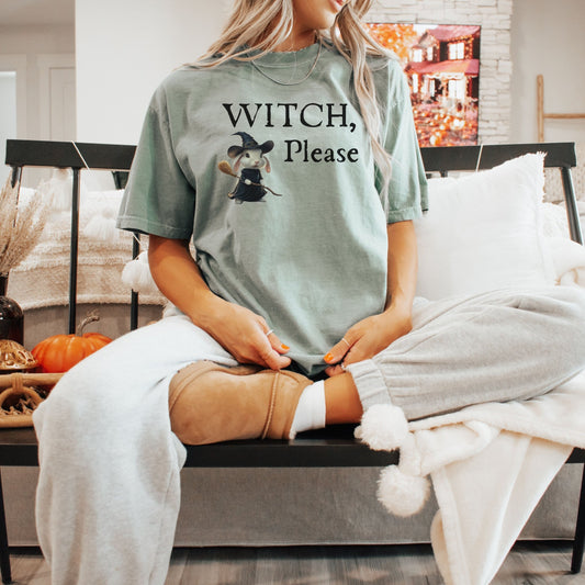 Witch, Please Unisex Garment - dyed Heavyweight T-Shirt - Chester & Co.