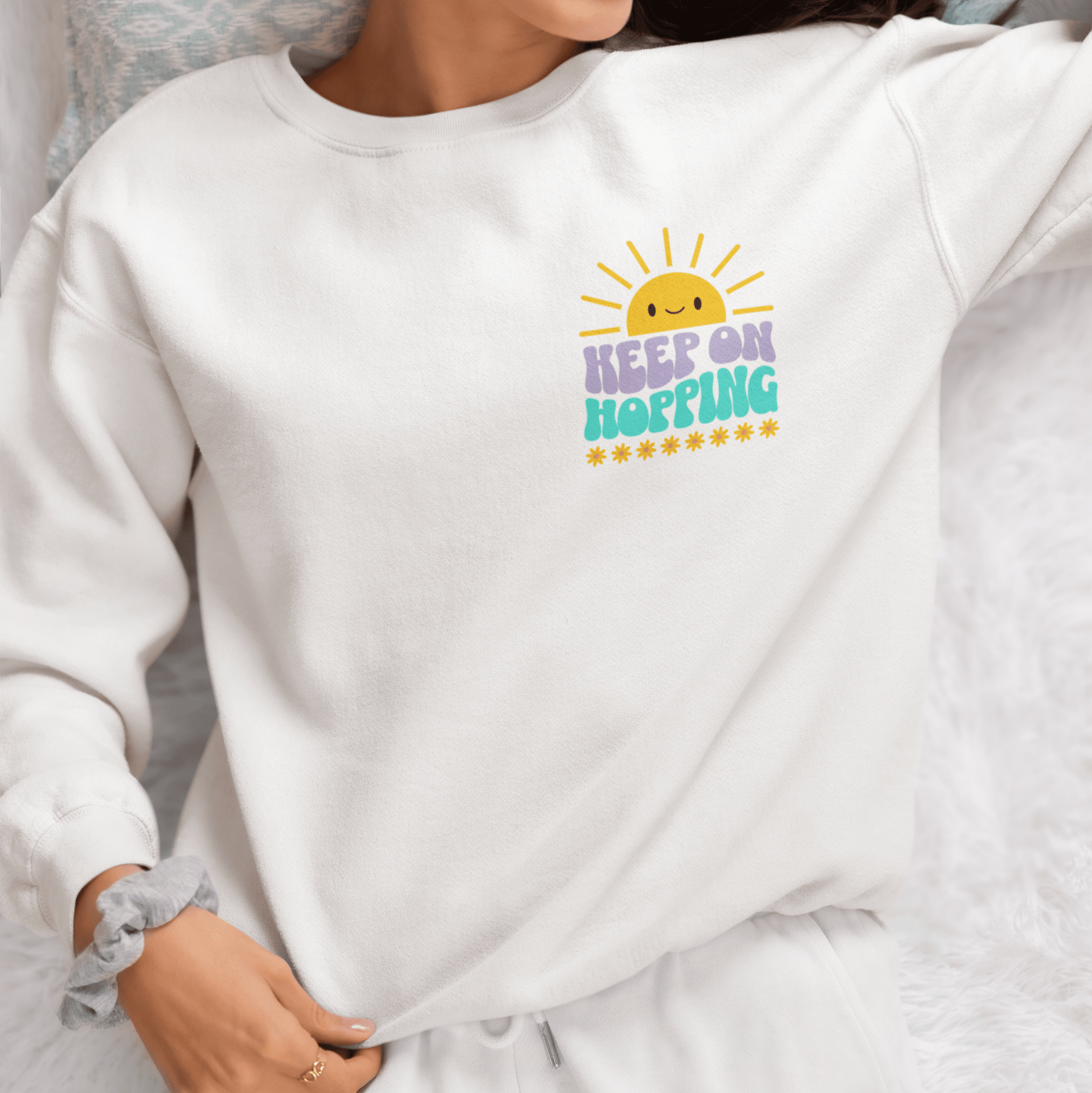 Keep On Hopping Unisex Sweatshirt - Chester & Co.