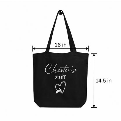 Personalized Bunny Name Tote Bag