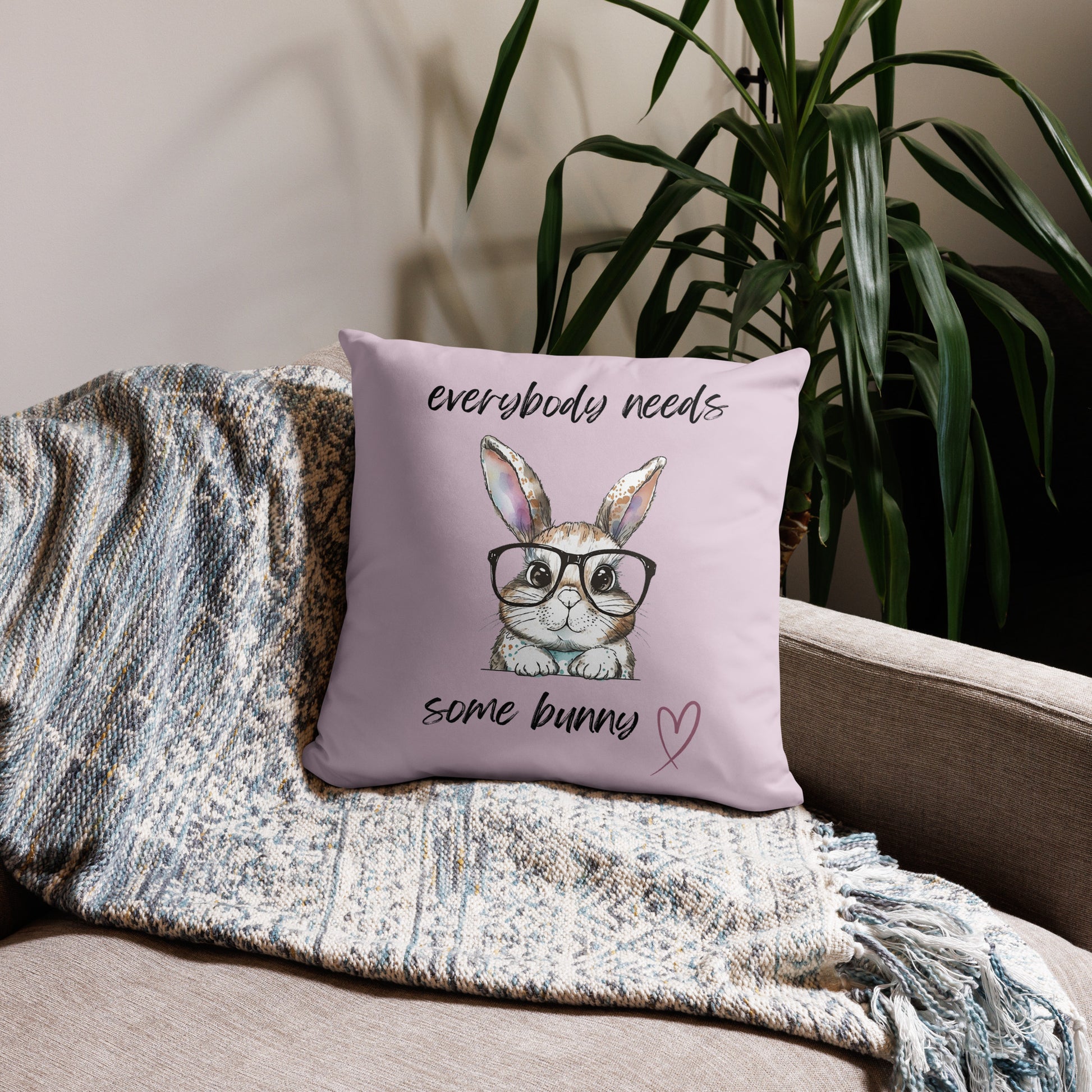 Everybody Needs Some Bunny Pillow - Chester & Co.