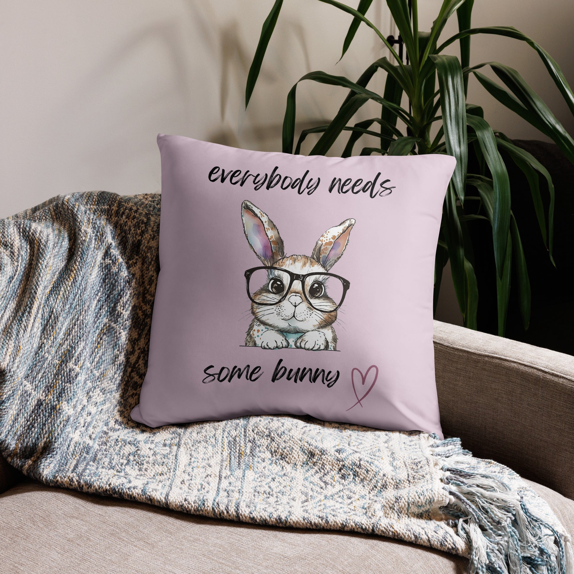 Everybody Needs Some Bunny Pillow - Chester & Co.
