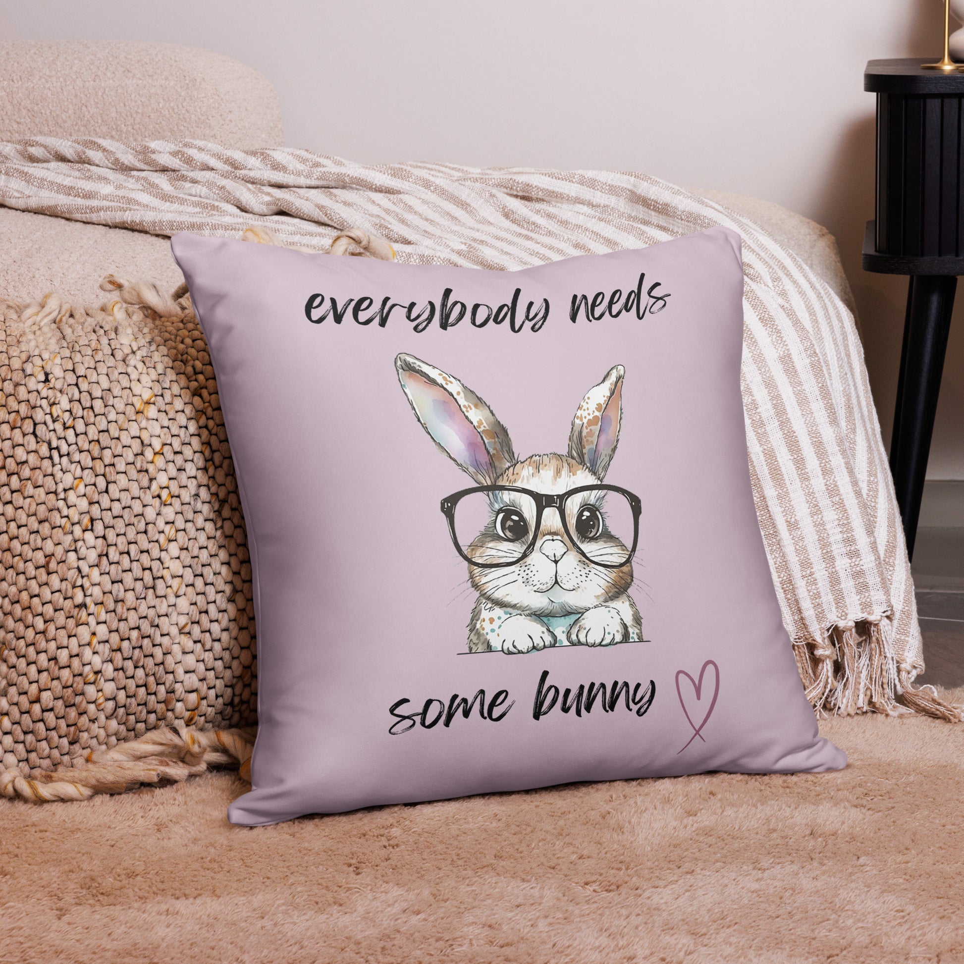 Everybody Needs Some Bunny Pillow - Chester & Co.