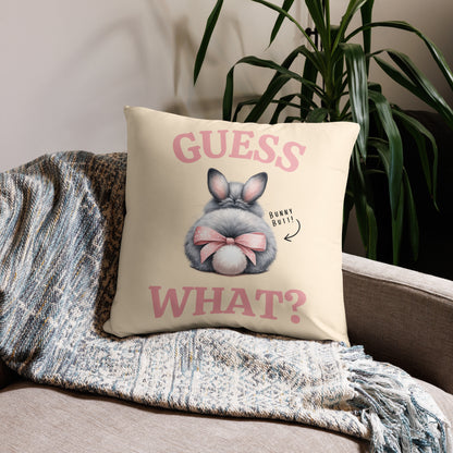 Guess What! Bunny Butt! Pillow - Chester & Co.