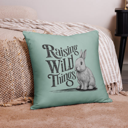 Raising Wild Things Pillow