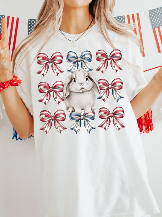 Coquette Bows Unisex Garment - Dyed Heavyweight T-Shirt - Chester & Co.