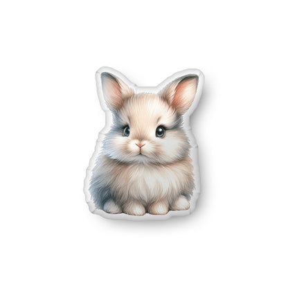 Baby Bunny Blue Shaped Pillow - Chester & Co.