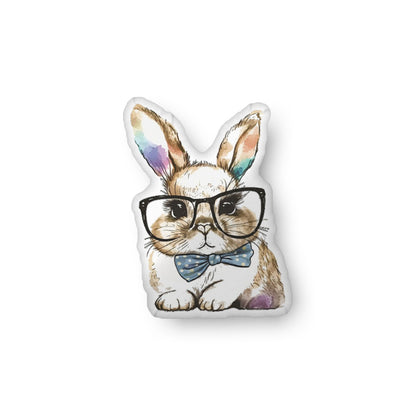Watercolor Bunny Theodore Shaped Pillow - Chester & Co.