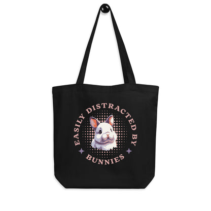 Easily Distracted by Bunnies Eco Tote Bag - Chester & Co.