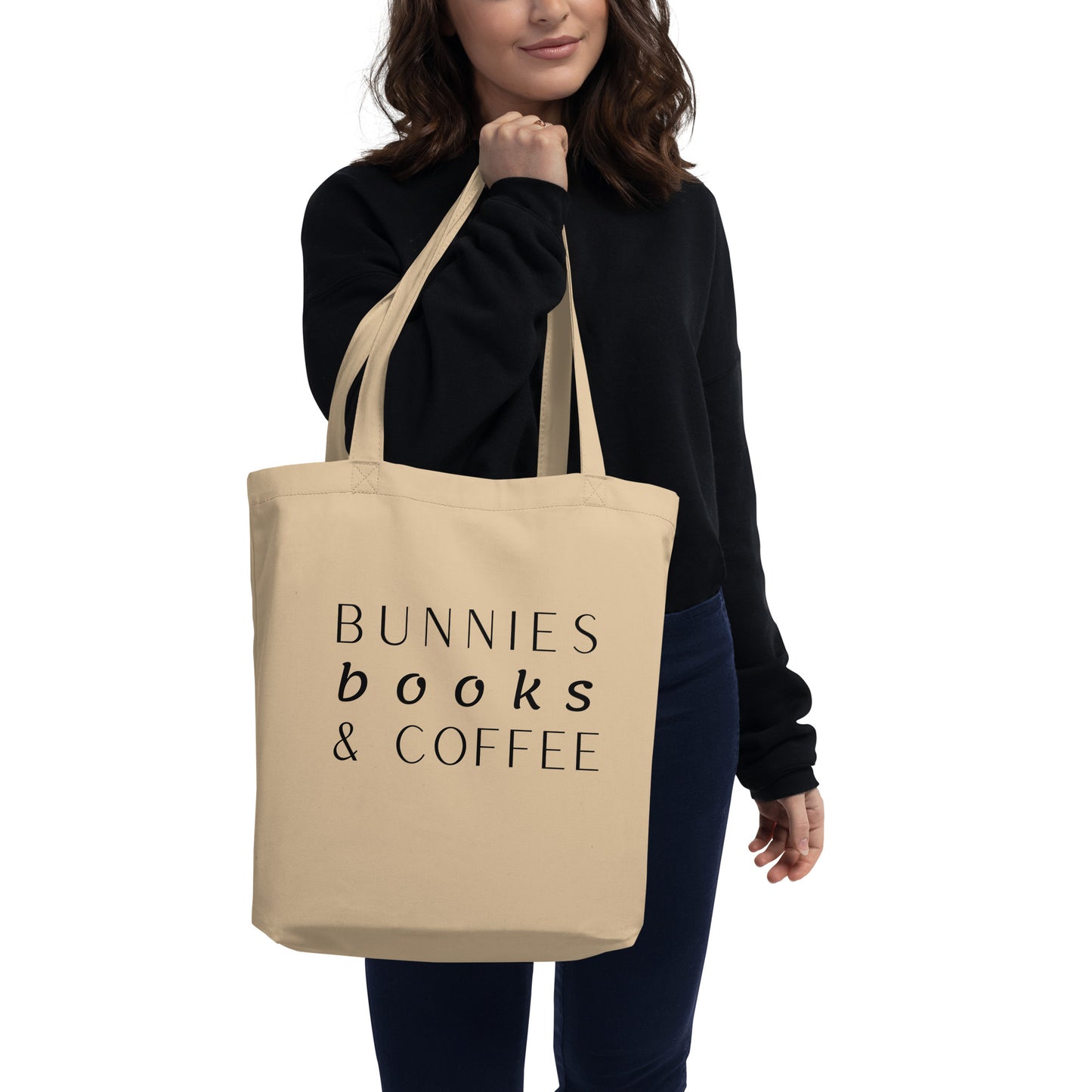 Bunnies, Books & Coffee Eco Tote Bag - Chester & Co.