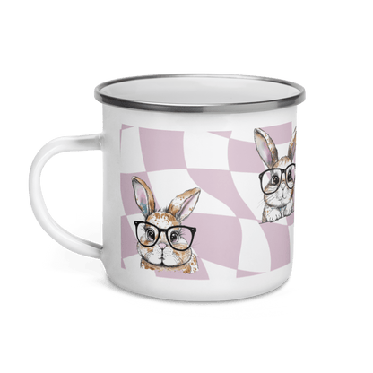 Watercolor Bunnies Enamel Mug - Chester & Co.