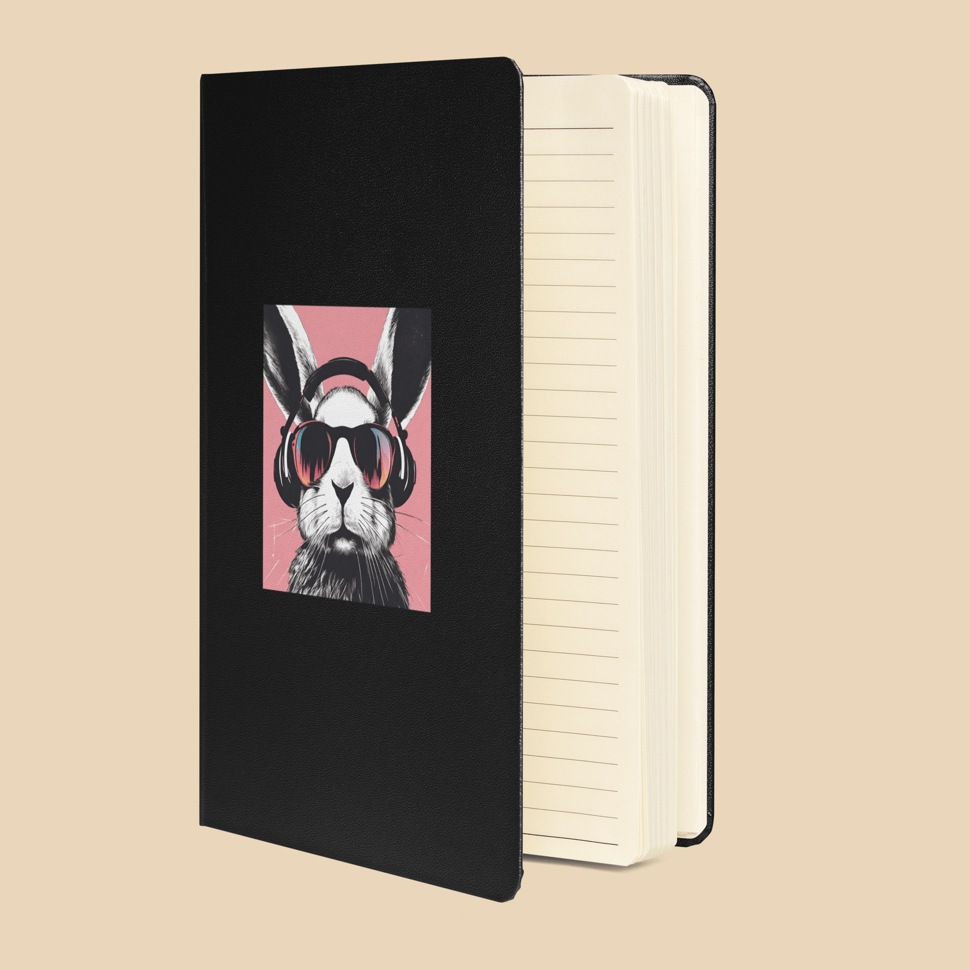 Cool Bunny Hardcover Bound Notebook - Chester & Co.