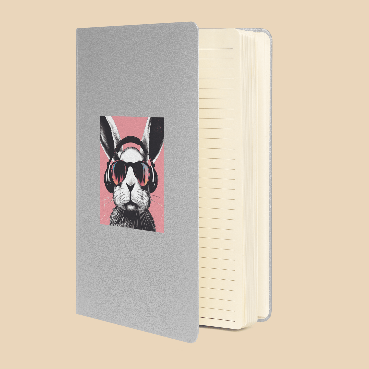 Cool Bunny Hardcover Bound Notebook - Chester & Co.