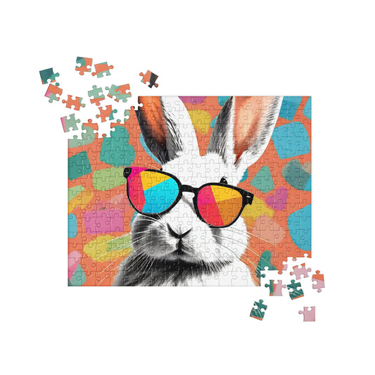Bright Bunny Vibes Jigsaw puzzle - Chester & Co.