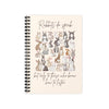 Rabbits Do Speak Ruled Line Spiral Notebook