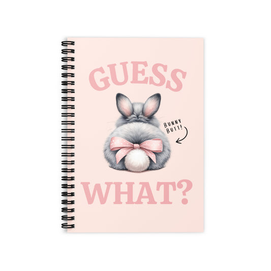 Guess What? Ruled Line Spiral Notebook - Chester & Co.