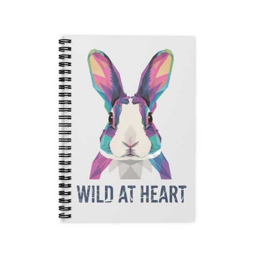 Wild at Heart Ruled Line Spiral Notebook - Chester & Co.