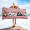 Life is Better With Buns Beach Towel