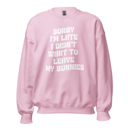 Sorry, I'm Late (2) Unisex Sweatshirt - Chester & Co.