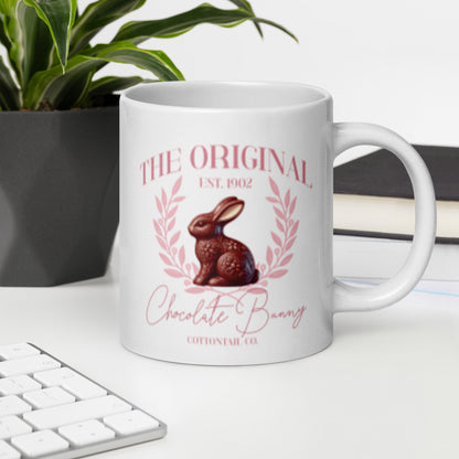 The Original Chocolate Bunny White Glossy Mug - Chester & Co.